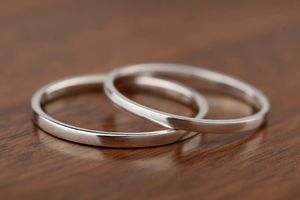 PH7银饰情侣银对戒细戒指简约光面925银一对男女银指环日韩风礼物 