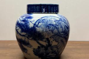 猫咪园景茶叶罐