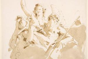 素描合集-Giovanni Battista Tiepolo--Time and Truth