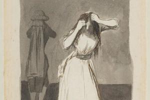 素描合集-Goya--The Tantrum
