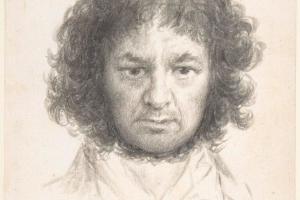 素描合集-Goya--Self-Portrait