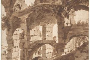素描合集-Bartholomeus Breenbergh--Colosseum