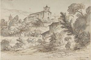 素描合集-Pierre Lélu--The Church of Sao Martinho in Sintra, Portugal
