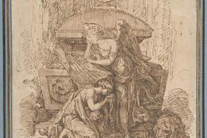 素描合集-Workshop of Ennemond Alexandre Petitot--Landscape