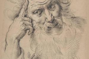 素描合集-Bernardo Strozzi--Saint Peter