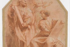 素描合集-Peter Paul Rubens--The Prophets David and Daniel