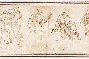 素描合集-attributed to Francesco Allegrini--Figures