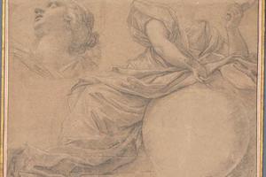 素描合集-Michel Dorigny--Study for the Muse Urania