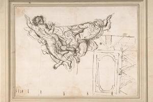 素描合集-Marco Marcola--Gaius Mucius Scaevola Thrusting His Right Hand