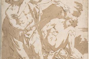 素描合集-Johan Carl Loth--The Sacrifice of Isaac