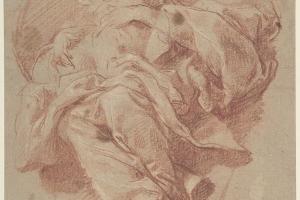 素描合集-Baldassarre Franceschini--Allegorical Figure of Purity with a Unicorn