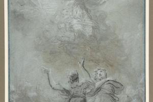素描合集-Pierre Paul Prud'hon--The Assumption of the Virgin