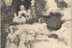 素描合集-Rodolphe Bresdin--Group of Figures
