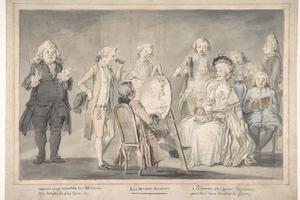 素描合集-attributed to Pietro Antonio Novelli--Satirical drawing Artist Painting