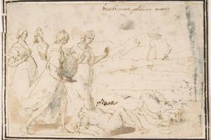 素描合集-attributed to Francesco Allegrini--The Death of Polyxena