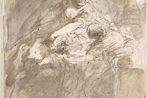 素描合集-Valerio Castello--Judith Decapitating Holofernes