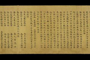 敦煌遗书  S672莫高窟(none)佛名經卷第一手稿-画册