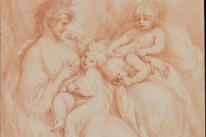 素描合集-Benjamin West--Maternity