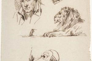 素描合集-Pierre Jean David d'Angers--General Bonchamp Shown