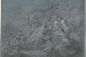 素描合集-Bon Boullogne--The Triumph of a Sea Goddess