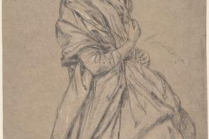 素描合集-Pietro Longhi--Study of a Seated Woman