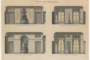 素描合集-Jean Jacques Lequeu--Longitudinal and Cross Sections