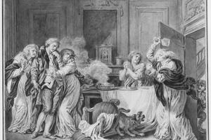 素描合集-Jean-Baptiste Greuze--The Angry Wife