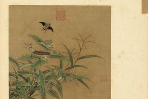 秋卉草虫图（调色）