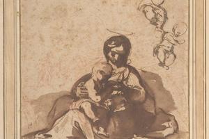 素描合集-Rutilio Manetti--Studies for a Rest on the Flight into Egypt