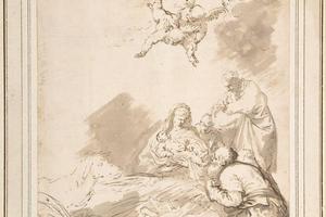 素描合集-Jusepe de Ribera--Adoration of the Shepherds