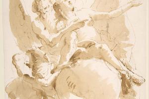 素描合集-Giovanni Battista Tiepolo--Time and Truth (3)