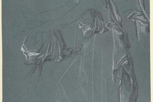 素描合集-Karl-Rudolphe-Henrich Lehmann--Study for the figure of Sarah