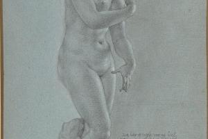 素描合集-Peter van Lint, Flemish--Venus de' Medici; view from the front