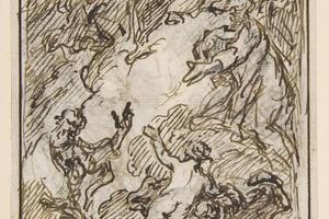 素描合集-Pietro Roselli--The Apotheosis of Saint Mark
