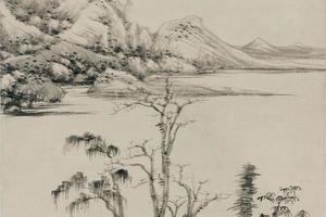 临倪云林山水