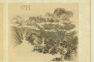 册册　倣范宽山水