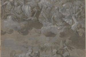 素描合集-Paolo Veronese--Allegory of the Redemption of the World