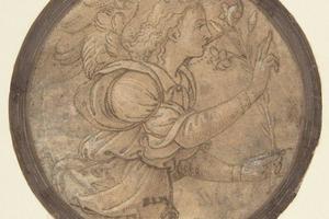 素描合集-Raffaellino del Garbo--The Angel of the Annunciation