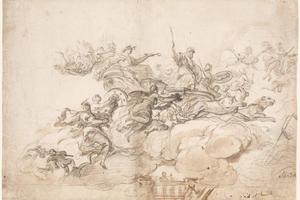 素描合集-Luca Giordano--The Triumph of Cybele