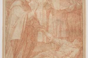 素描合集-Camillo Procaccini--Saint Francis of Assisi Resuscitating a Dead Youth