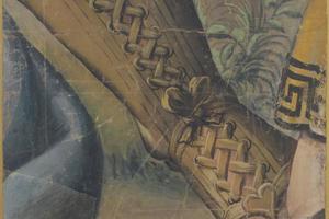 素描合集-School of Raphael--Fragment of a Tapestry Cartoon Foot in a Buskin