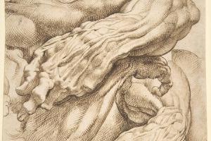 素描合集-Peter Paul Rubens--Anatomical Studies a left forearm in two positions