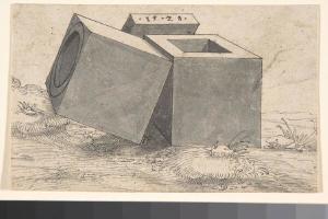 素描合集-Peter Flptner--Perspectival Drawing with Three Cubes