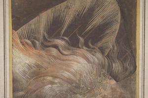 素描合集-School of Raphael--Head of an Apostle Surrounded by a Tongue