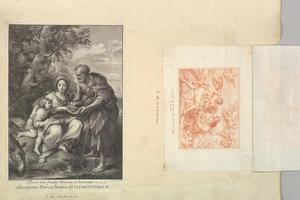 素描合集-Johann Jakob Frey the Elder--Leaf from Aedes Walpolianae mounted