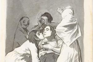 素描合集-Goya--They Are Getting Drunk