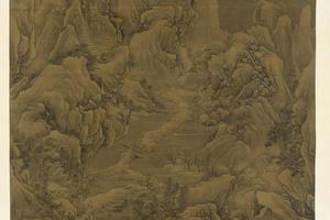 雪霁晓行图