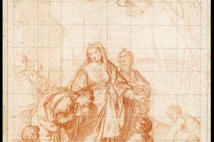 素描合集-Giuseppe Bottani--The Departure of Saint Paula and Saint Eustochium