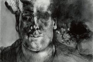 素描合集-Glenn Sujo--Self-Portrait Drawing XIII