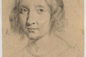 素描合集-Philippe de Champaigne--Portrait of Charlotte Duchesne